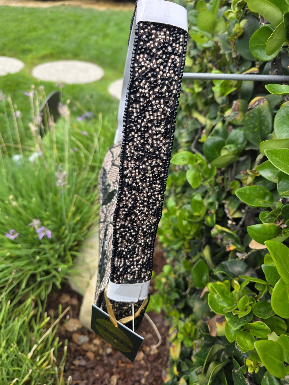 Beaded Bat Shoulder Bag - Picture 4 of 9